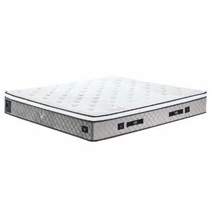 Saltea Hadise 180x200 cm gri, memory foam, arcuri individuale, strat 3D ventilat