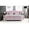 Saltea Visco 140x200 cm roz, memory foam, arcuri pocket, fermitate medie, material 3D picture - 2