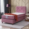 Saltea Yakut, roz- 100x200 cm, arcuri individuale, confort ortopedic, fibre bambus picture - 1