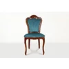 Scaun Diana 48x59x108 cm din lemn masiv cu tapițerie și spătar curbat decorativ picture - 4