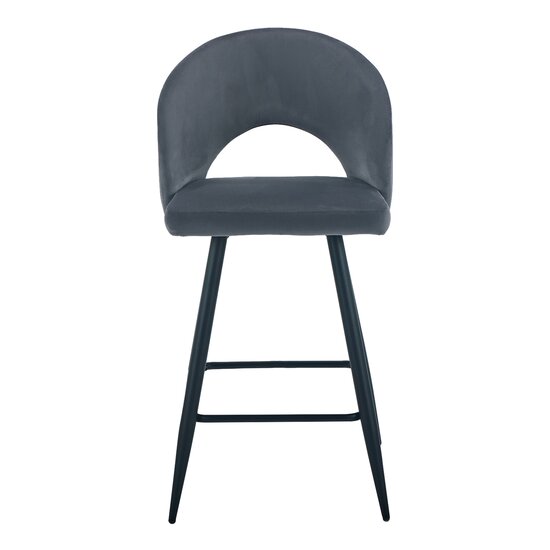 Scaun bar H-96, cu șezut confortabil și picioare metalice, 48x49x89 cm, culoare la alegere picture - 7