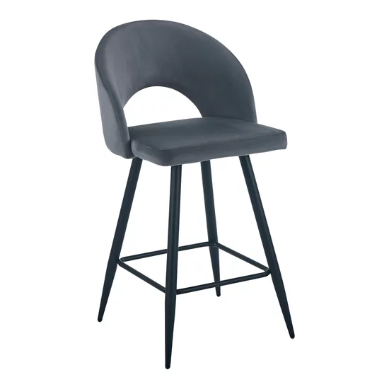 Scaun bar H-96, cu șezut confortabil și picioare metalice, 48x49x89 cm, culoare la alegere picture - 6