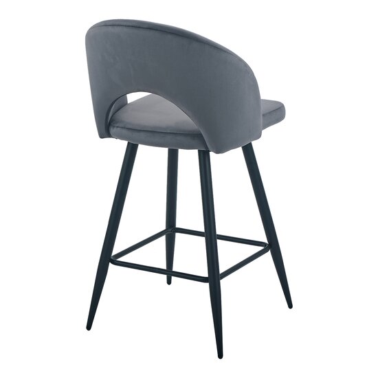 Scaun bar H-96, cu șezut confortabil și picioare metalice, 48x49x89 cm, culoare la alegere picture - 8