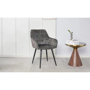 Scaun Betty 61cm x 59cm x 90cm  Gri deschis