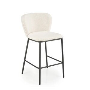 Scaun de bar Teddy crem/gri