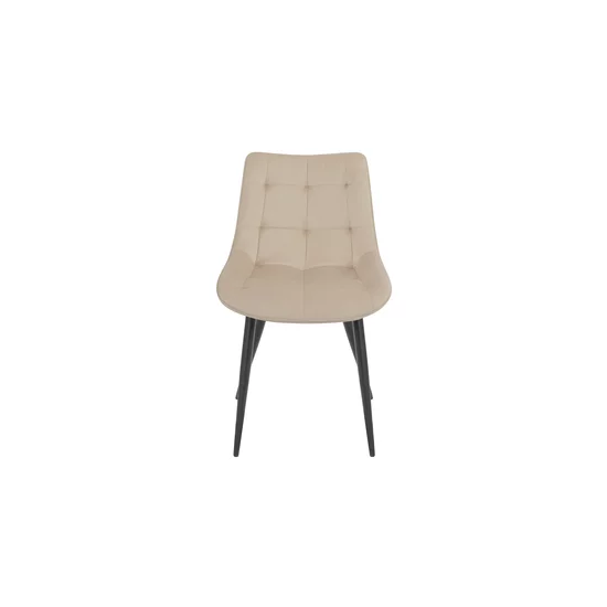 Scaun Ironny, design elegant cu tapițerie din catifea și picioare metalice, 52x43x85 cm, culori disponibile gri, bej, verde picture - 6