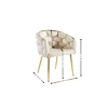 Scaun Joy, design minimalist cu tapițerie moale, confort sporit și rezistență, 43x60x80 cm, gri picture - 9