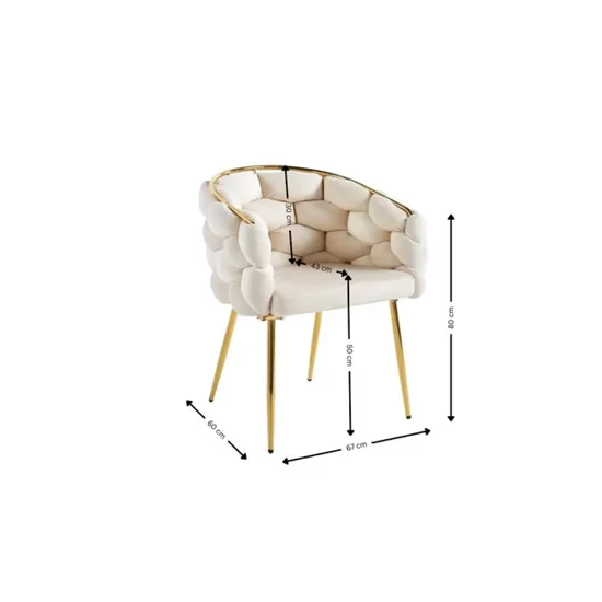 Scaun Joy, design minimalist cu tapițerie moale, confort sporit și rezistență, 43x60x80 cm, gri picture - 9