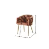 Scaun Joy, design minimalist cu tapițerie moale, confort sporit și rezistență, 43x60x80 cm, gri picture - 2