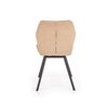 Scaun K360 tapițat cu stofă, cadru metalic, 51x64x90 cm, bej picture - 5