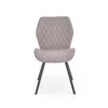 Scaun K360 tapițat cu stofă, cadru metalic, 51x64x90 cm, gri picture - 2