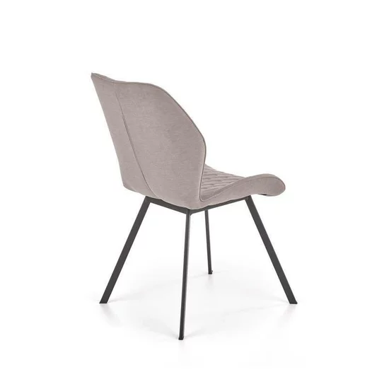 Scaun K360 tapițat cu stofă, cadru metalic, 51x64x90 cm, gri picture - 4