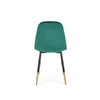 Scaun K379 tapițat cu stofă, cadru metalic, 45x48x88 cm, verde picture - 5