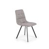 Scaun K402 tapițat cu stofă, cadru metalic, 45x55x86 cm, gri picture - 1