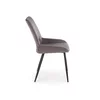 Scaun K404 tapițat cu stofă, cadru metalic, 52x58x88 cm, gri picture - 3