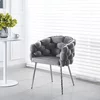 Scaun Missy, tapițerie catifelată premium, picioare elegante metalice, 43x60x80 cm, verde picture - 3