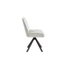 Scaun Mistyc, design modern cu tapițerie catifelată, picioare metalice rezistente, 52x43x83 cm, bej picture - 3