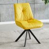 Scaun Mistyc 52x43x83 cm Bej picture - 9