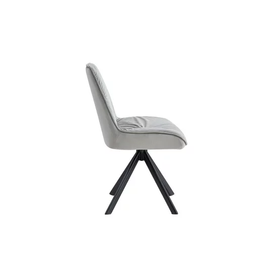 Scaun Mistyc, design modern cu tapițerie catifelată, picioare metalice rezistente, 52x43x83 cm, bej picture - 7