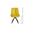 Scaun Mistyc 52x43x83 cm Bej picture - 12