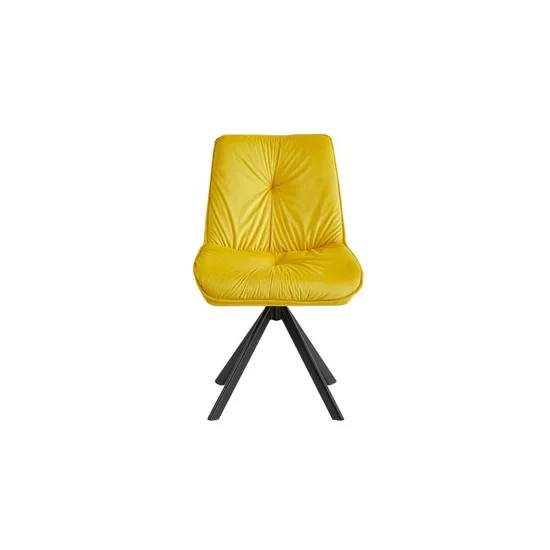 Scaun Mistyc, design modern cu tapițerie catifelată, picioare metalice rezistente, 52x43x83 cm, bej picture - 10