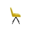 Scaun Mistyc, design modern cu tapițerie catifelată, picioare metalice rezistente, 52x43x83 cm, bej picture - 11