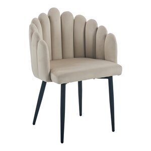 Scaun Simba tapitat 58x61x85 cm Bej