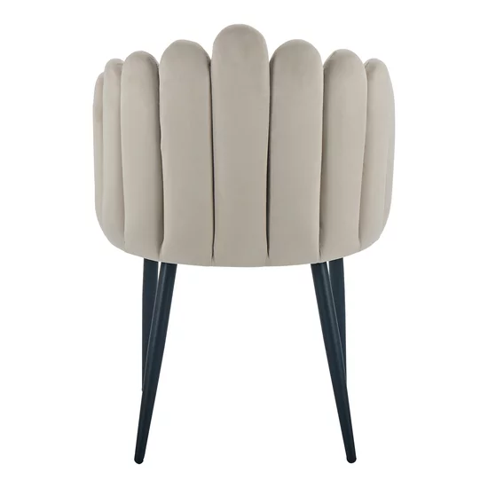 Scaun Simba, tapițat catifea, 58x61x85 cm, bej picture - 4