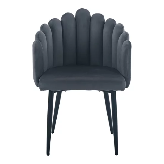 Scaun Simba, tapițat catifea, 58x61x85 cm, bej picture - 7