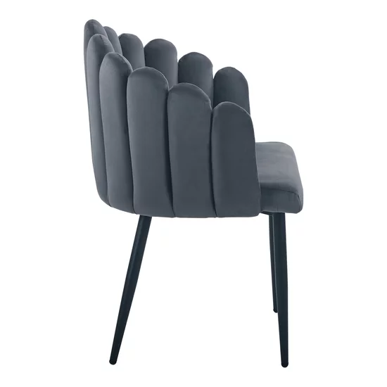 Scaun Simba, tapițat catifea, 58x61x85 cm, bej picture - 9