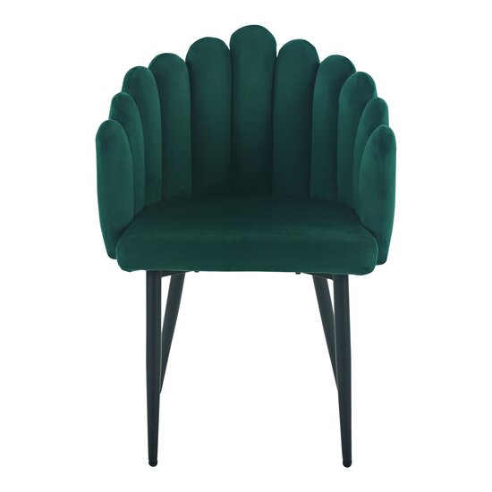 Scaun Simba, tapițat catifea, 58x61x85 cm, bej picture - 12