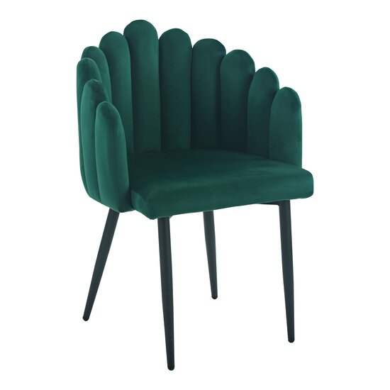 Scaun Simba, tapițat catifea, 58x61x85 cm, bej picture - 13