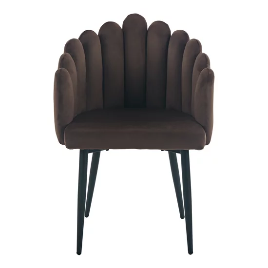 Scaun Simba, tapițat catifea, 58x61x85 cm, bej picture - 17