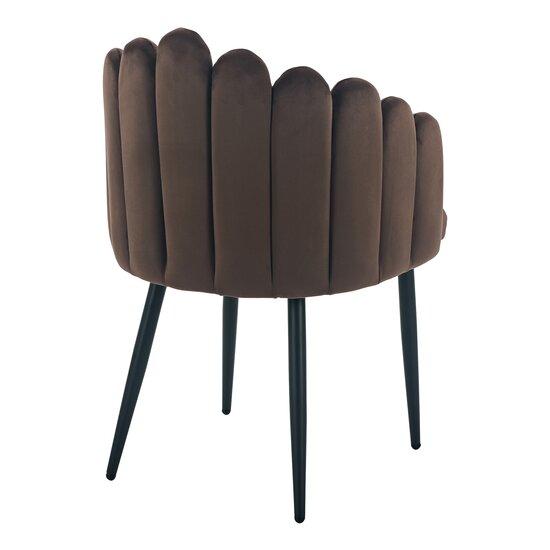 Scaun Simba, tapițat catifea, 58x61x85 cm, bej picture - 21