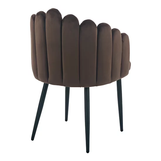 Scaun Simba, tapițat catifea, 58x61x85 cm, bej picture - 21