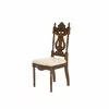 Scaun Sonia cu spătar lira din lemn masiv, 46x48x100 cm cu tapițerie elegantă picture - 2