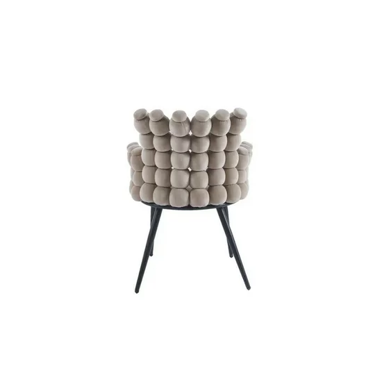 Scaun Spike, tapițat catifea, 63x45x85 cm, gri picture - 5
