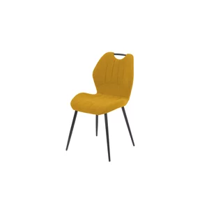 Scaun tapitat Klaus Mustar 48 x40A x89H cm
