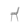 Scaun tapitat Velvet, stofa catifelata , 44x42x89 cm culoare Gri picture - 2