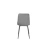 Scaun tapitat Velvet, stofa catifelata , 44x42x89 cm culoare Gri picture - 3