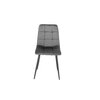Scaun tapitat Velvet, stofa catifelata , 44x42x89 cm culoare Gri picture - 4