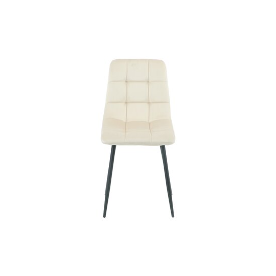 Scaun tapițat Velvet, stofă catifelată premium, structură metalică, 44x42x89 cm, gri picture - 23