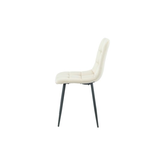 Scaun tapițat Velvet, stofă catifelată premium, structură metalică, 44x42x89 cm, gri picture - 25