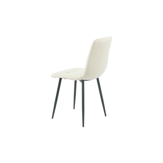 Scaun tapițat Velvet, stofă catifelată premium, structură metalică, 44x42x89 cm, gri picture - 26