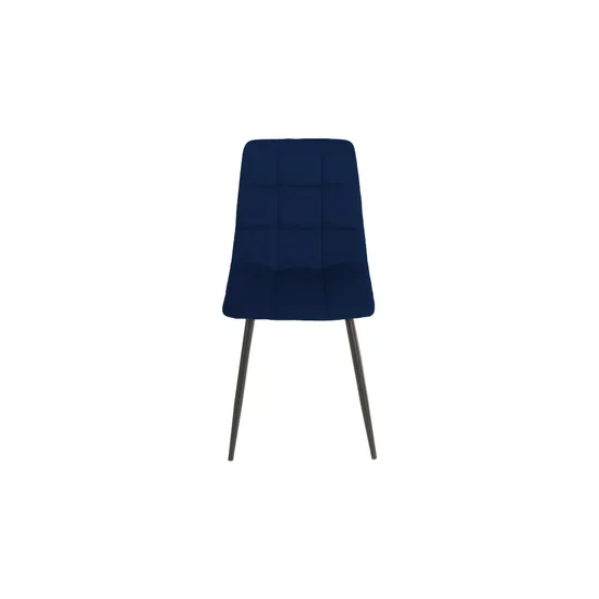 Scaun tapițat Velvet, stofă catifelată premium, structură metalică, 44x42x89 cm, gri picture - 28