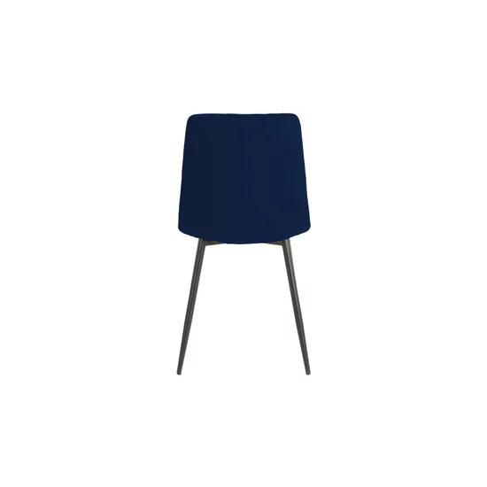 Scaun tapițat Velvet, stofă catifelată premium, structură metalică, 44x42x89 cm, gri picture - 31