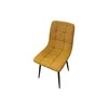 Scaun tapitat Velvet,stofa Vardo 44x42x89 cm culoare galben picture - 2