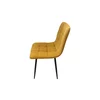 Scaun tapitat Velvet,stofa Vardo 44x42x89 cm culoare galben picture - 3