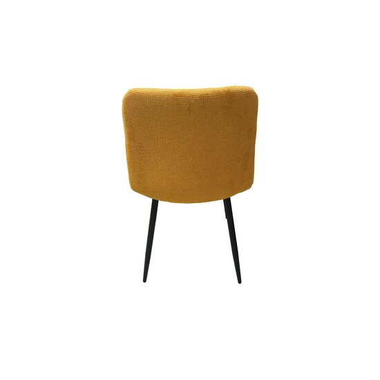 Scaun tapitat Velvet,stofa Vardo 44x42x89 cm culoare galben picture - 4