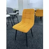 Scaun tapitat Velvet,stofa Vardo 44x42x89 cm culoare galben picture - 5